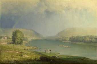 Fig.2 George Inness, The Delaware Water Gap 1857