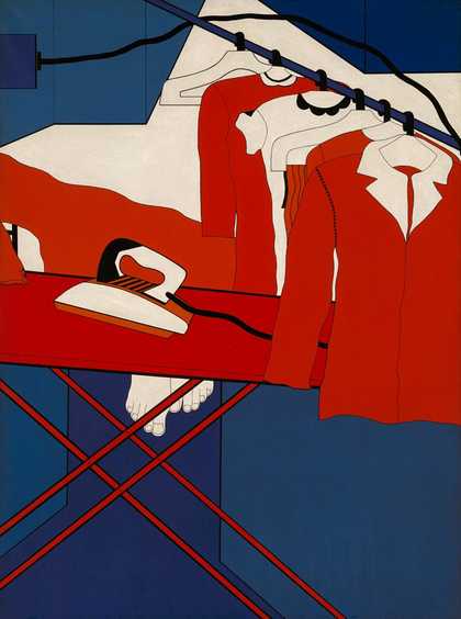 Fig.2 Wanda Pimental Involvement Series 1968 Vinyl on canvas 1300 x 980 mm Art Institute of Chicago, Chicago