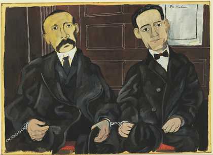 Fig.2 Ben Shahn, Bartolomeo Vanzetti and Nicola Sacco 1931–2