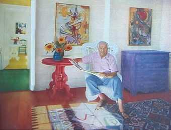 Lead image from the article ‘Living in a Painting: Hans Hofmann Has Made His House a Series of “Still Lifes”’, Look, 28 July 1953, pp.52–5