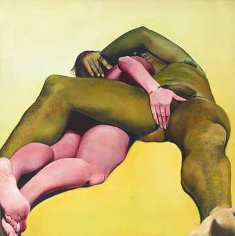 Joan Semmel, Erotic Yellow 1973