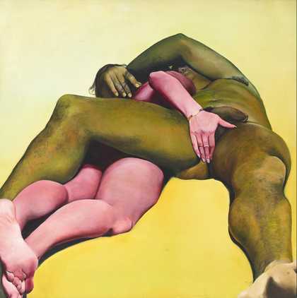 Joan Semmel, Erotic Yellow 1973