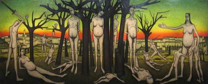 Fig.35 Bernard Buffet, Les Pendus, Horreur de la Guerre 1954