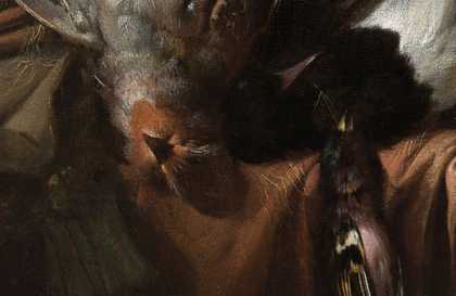 Fig.3 Detail of the birds on the tabletop in Still Life