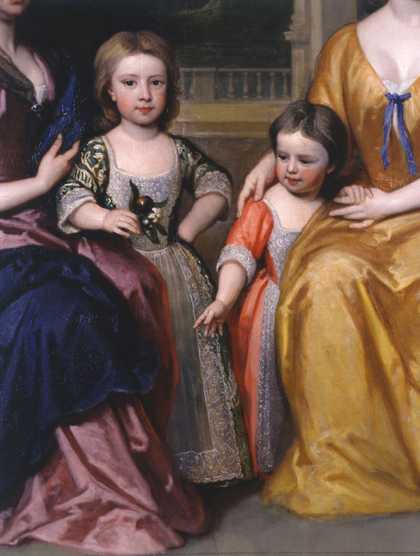 Fig.3 Detail of the two children in the centre