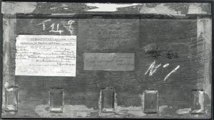 Fig.3 The reverse of Hudibras and Ralph taken Prisoner, photographed in black and white