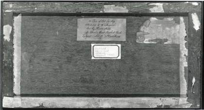 Fig.3 The reverse of Hudibras’s Discomfiture at the Hands of the Skimmington, photographed in black and white