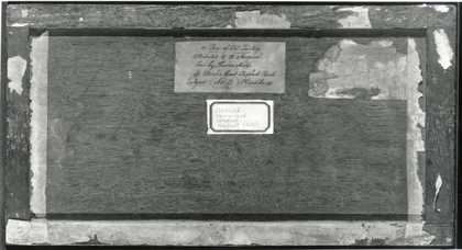 Fig.3 The reverse of Hudibras’s Discomfiture at the Hands of the Skimmington, photographed in black and white
