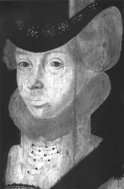 Fig.3 Infra-red detail of face