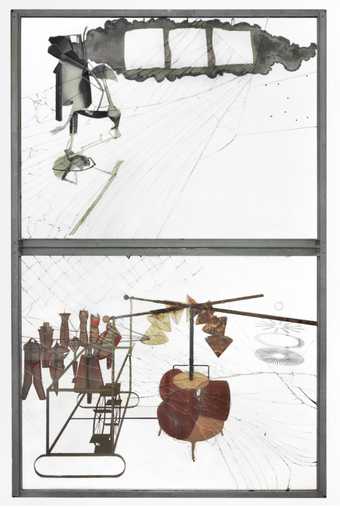 Fig.3 Marcel Duchamp, The Bride Stripped Bare by Her Bachelors, Even (The Large Glass) 1915–23