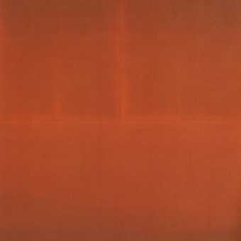 Fig.3 Proof 1967, by James Bishop, an abstract painting in orange