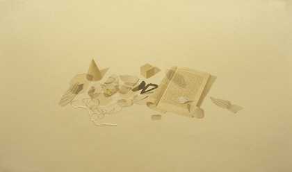 Liliana Porter, Fragments with Borges’ Book 1983