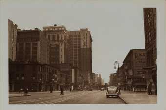 Sixth Avenue Looking Southwards from West 26th Street, After Removal of El. February 19, 1939, 1939