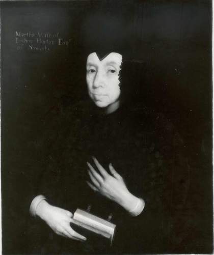 Fig.4 Infra-red reflectogram of A Lady of the Horton Family