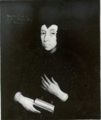 Fig.4 Infra-red reflectogram of A Lady of the Horton Family