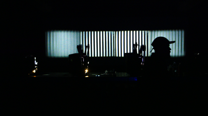 Fig.4 Performance of Tony Conrad, Fifty-Five Years Alive on the Infinite Plain, The Tanks, Tate Modern, London, 18 January 2017 Photo: Tate