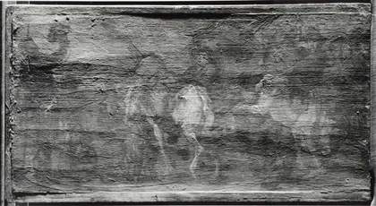 Fig.4 Hudibras’s First Encounter with the Bear-Baiters, photographed in raking light from the top in black and white