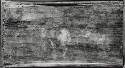 Fig.4 Hudibras’s First Encounter with the Bear-Baiters, photographed in raking light from the top in black and white