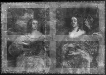 Fig.4 X-radiograph of Two Ladies of the Lake Family c.1660