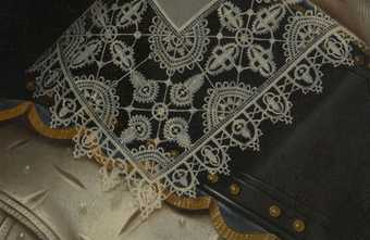 Fig.4 Detail of the lace collar, gorget and jerkin