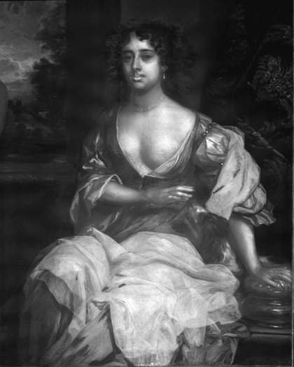 Fig.4 Infra-red reflectograph of Portrait of an Unknown Woman