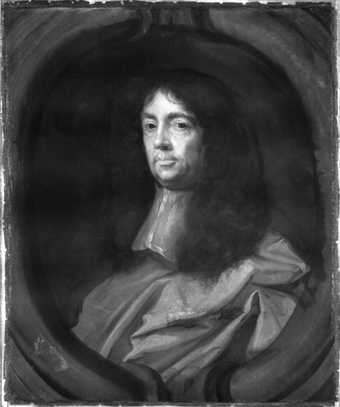 Infra-red reflectogram of Portrait of a Man