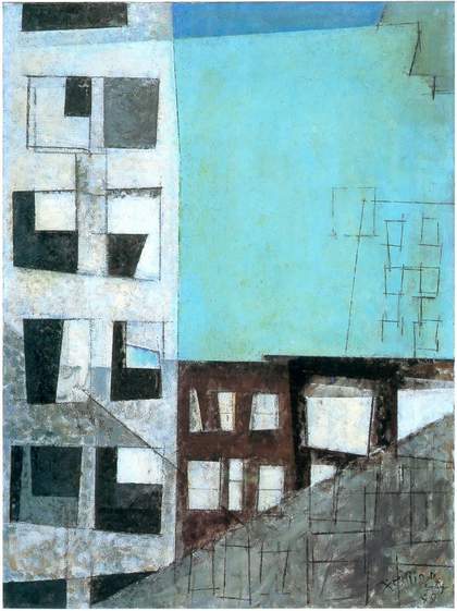 Fig.4 Lyonel Feininger, Factory Windows in Manhattan 1949