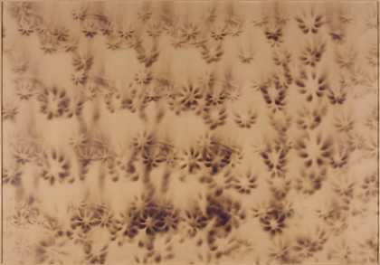 Fig.4 Yves Klein, Untitled ‘Fire Painting’ from the ‘fire wall’ at the exhibition Yves Klein: Monochrome und Feuer, Museum Haus Lange, Krefeld, 1961