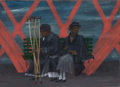 Fig.4 Ben Shahn, Willis Avenue Bridge 1940