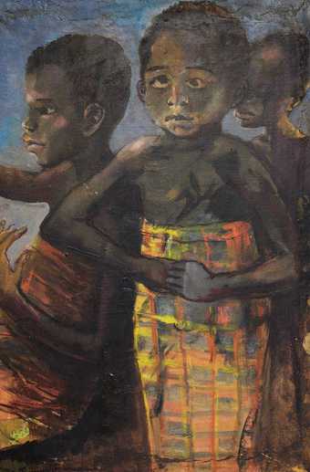 Fig.4 Ben Enwonwu, Three Biafran Children 1966