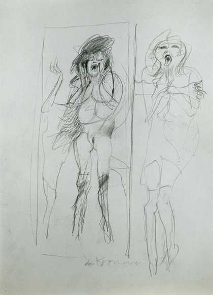 Willem de Kooning, Screaming Girls c.1966–7