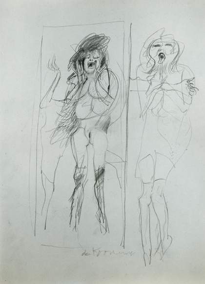 Willem de Kooning, Screaming Girls c.1966–7