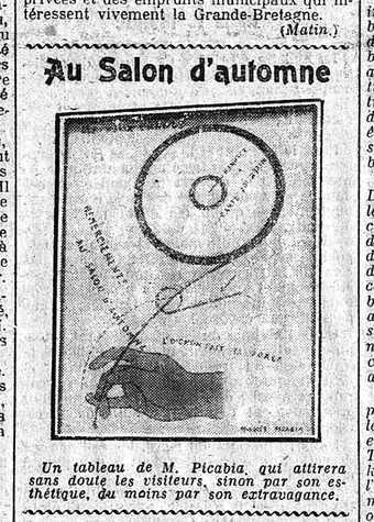 Hot Eyes 1921 illustrated on the front page of Le Matin, 1 November 1921