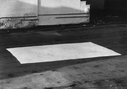Dennis Oppenheim, Salt Flat 1968 Photographic documentation
