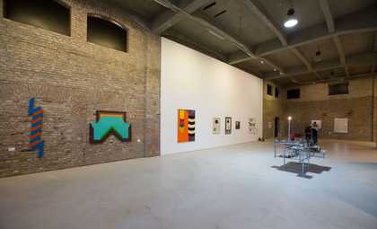 Installation shot of Bookmarks exhibition, OFF-Biennale, 2015
