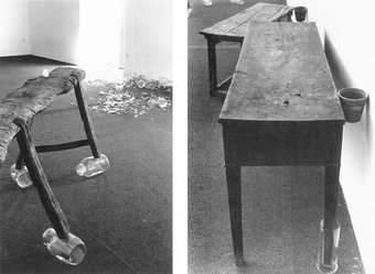 Fig.5 Joseph Beuys, Terremoto in Palazzo (detail) installed at the Modern Art Agency Naples, 1981