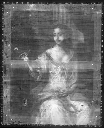 Fig.5 X-radiograph of Elizabeth, Countess of Kildare c.1679