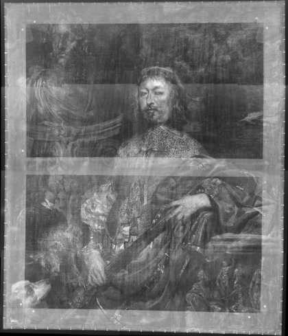Fig.5 X-radiograph of Endymion Porter