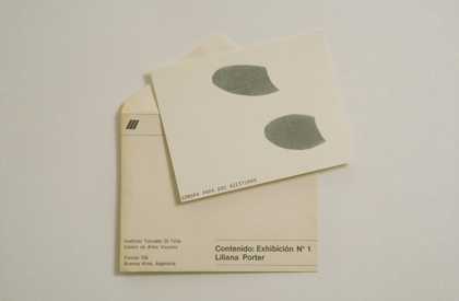 Liliana Porter/New York Graphic Workshop Shadow for Two Olives, from Mail Exhibitions 1969