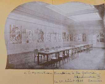 Installation photograph of Picabia’s exhibition at the Galerie Alexandre III, Cannes, August 1930