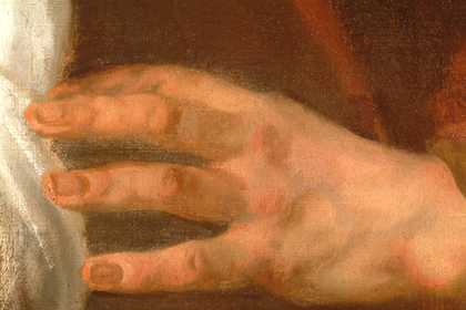 Fig.6 Detail of the hand of one of the Elders
