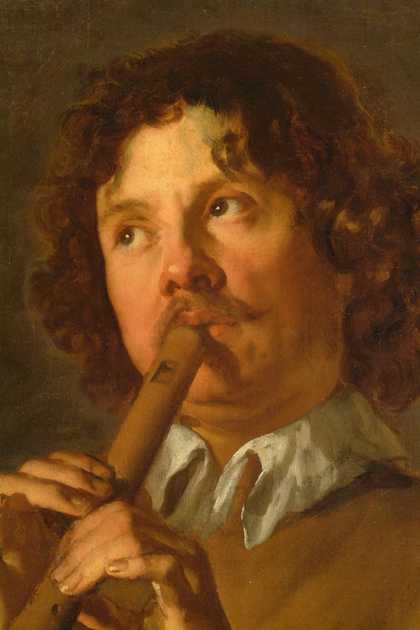 Fig.6 Detail of the head, background and pipe