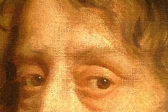 Fig.6 Detail of the sitter's eyes
