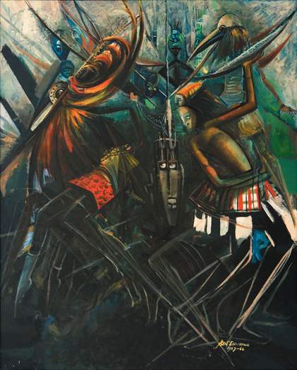 Fig.6 Ben Enwonwu, Crucified Gods Galore 1967–8