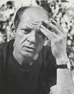 Fig.6 Hans Namuth, Photograph of Jackson Pollock, 1950