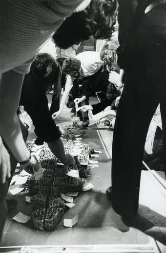 Fig.7 Documentation of Paul Neagu’s Cake-man Event at the Sigi Krauss Gallery, London, 10 May 1971