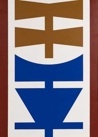 Fig.6 Rubem Valentim Emblema logotipo poético de cultura Afro-Brasileira – n° 8 1976 Acrylic on canvas 1010 x 750 mm Museu de Arte de São Paulo (MASP), São Paulo