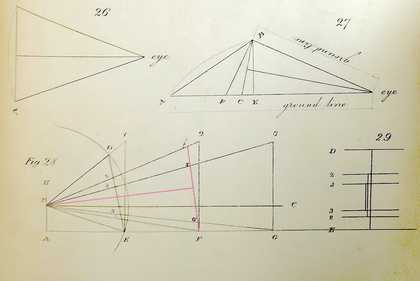 A page featuring four diagrams of lines positioned at different angles, labelled with numbers and letters.