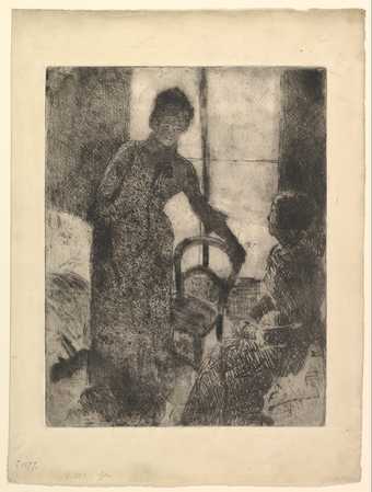 Fig.6 Mary Cassatt The Visitor c.1881