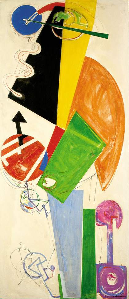 Hans Hofmann Chimbote, Mural Fragment of Part II 1950